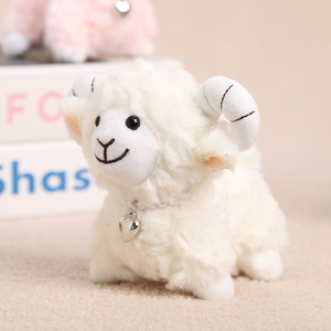 Grosir Kalung Mutiara Lucu Gantungan Kunci Boneka Domba OEM Boneka Domba Super Lembut Mainan Hewan Boneka untuk Hadiah - Product Image 3