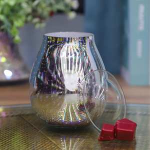 Quemador de Aromas Eléctrico de Cerámica y Vidrio 3D y Calentador de Velas, Hecho a Mano, Ecológico, Decoración para el Hogar, Aromaterapia, Luz Nocturna - Product Image 3