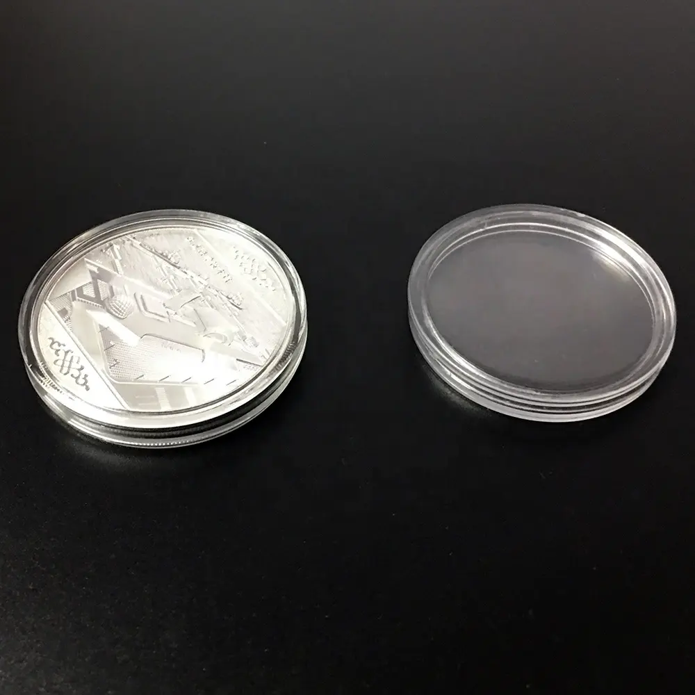 Прозрачные пластиковые круглые капсулы для монет Airtite 30 мм, 35 мм, 38 мм, 41 мм