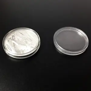 Capsules pour pièces de monnaie en plastique transparent, pièces, 30mm 35mm 38mm 41mm