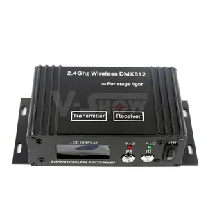 批发价格 LCD dmx 无线发射器和接收器/wifi dmx 接收器