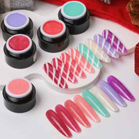 Gel de construction pour ongles Quengel OEM avec logo personnalisé, paillettes, gel de construction pour ongles en marque privée, rose nude, gel de construction pour ongles en gros