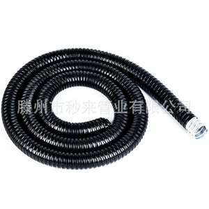 Conduit flexible en métal instantanément formable, noir, ondulé, ignifuge, protection des câbles électriques 001 - Product Image 2
