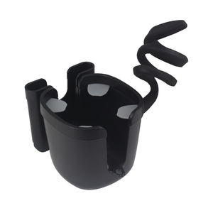 Portavasos antideslizante para cochecito, accesorio <span class=keywords><strong>Universal</strong></span> ajustable para cuello de cisne, soporte para teléfono móvil, soporte para <span class=keywords><strong>carrito</strong></span> de cochecito de bebé - Product Image 1