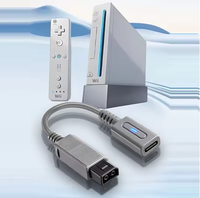 Câble de charge USB-C pour Wii, adaptateur chargeur 12 cm 45 W PD Type C, convertisseur d'alimentation pour Nintendo