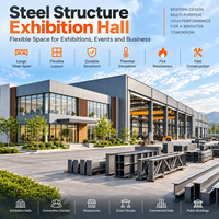 GloStar – Grande structure en acier pour lieux événementiels, bâtiment métallique préfabriqué pour centres de conférence et d'exposition
