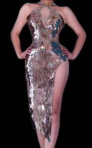 Ocstrade <span class=keywords><strong>Dama</strong></span> Ropa Por Mayor Vestidos Para Quinceañeras Summer Night <span class=keywords><strong>Club</strong></span> Mujeres Ballet Vestidos Sexy Vestido transparente - Product Image 3