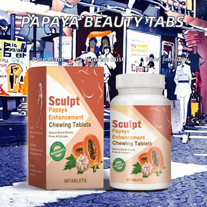 Tabletas Masticables de Papaya Premium para el Bienestar y la Belleza, Apoyo Inmunológico, Digestión y Nutrición Mamaria - Adultos (Venta al Por Mayor OEM) - Product Image 2