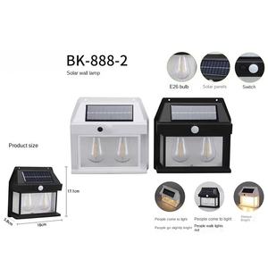 Applique murale LED étanche pour extérieur Double tête d'éclairage créatif carré en aluminium Design simple pour balcon <span class=keywords><strong>terrasse</strong></span> porte allée - Product Image 3