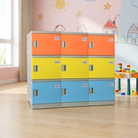 Casiers scolaires modernes et colorés en ABS imperméables pour étudiants - Armoires de rangement portables écologiques pour une utilisation en classe et dans les couloirs