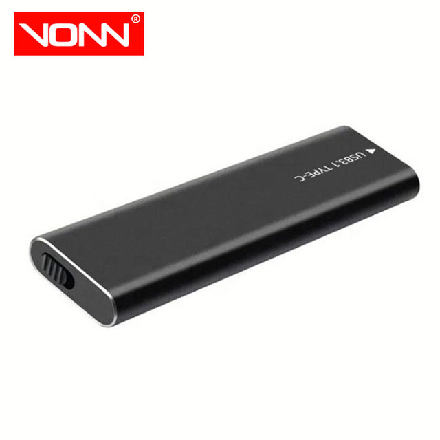 OEM Tool-Free Aluminium M.2 NVMe SSD Enclosure Case Black 10Gbps Hard Drive Enclosure for Nvme SSD
