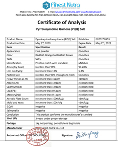 <span class=keywords><strong>PQQ</strong></span>-Polvo de pirroloquinolina quinona, suministro de alta calidad - Product Image 6