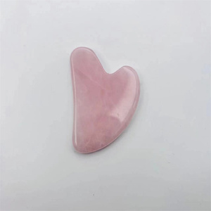 Producto más vendido 2025 Masajeador facial <span class=keywords><strong>Guasha</strong></span> en forma de corazón Jade Gua Sha Stone - Product Image 6