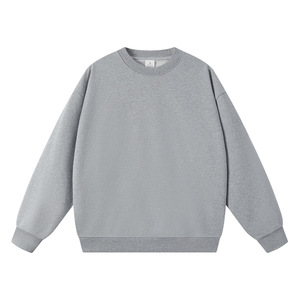 Novos Moletons Masculinos de Gola Redonda em Tecido Pesado de 380gsm e Moletons Femininos Plus Size em French Terry para Impressão - Product Image 5