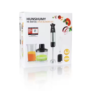 Yüksek Kaliteli Hız Ayarlı Düğmeli Mutfak Aletleri Elektrikli Buz Kırıcı Hızlı Başlangıç 4 Bıçaklı 1600w Paslanmaz Çelik El <span class=keywords><strong>Blender</strong></span>ı - Product Image 5