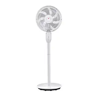 Modern Noiseless 12 inch metal floor fan stand fan with remote control