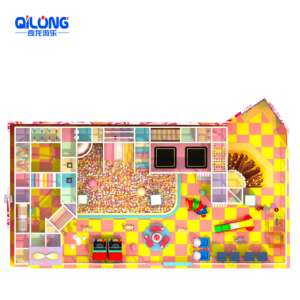 Jeu d'équipement de terrain de jeu intérieur doux pour enfants - Product Image 2