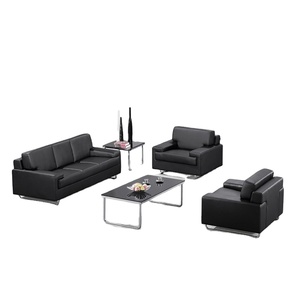 Mobili per <span class=keywords><strong>ufficio</strong></span> sala d'<span class=keywords><strong>attesa</strong></span> divano in pelle moderno divano set moderno divano design - Product Image 1