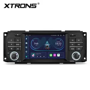 XTRONS 5 дюймов сенсорный экран 1 din Android магнитола для Jeep Grand Cherokee Liberty Wrangler встроенный Carplay DSP AutoRadio