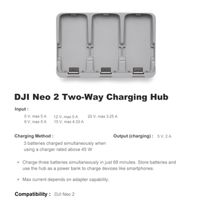 Centro de carga bidireccional DJI Neo <span class=keywords><strong>2</strong></span> original para DJI Neo <span class=keywords><strong>2</strong></span> baterías de vuelo inteligentes accesorios para Drones - Product Image 5