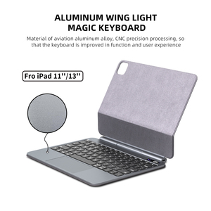 เคสแม่เหล็กสำหรับ <span class=keywords><strong>iPad</strong></span> เคสรุ่น10th Air11นิ้ว M3 A16 Pro11 M4 Pro 12.9 13เคสคีย์บอร์ดมหัศจรรย์อลูมิเนียมอัลลอยด์ - Product Image 2