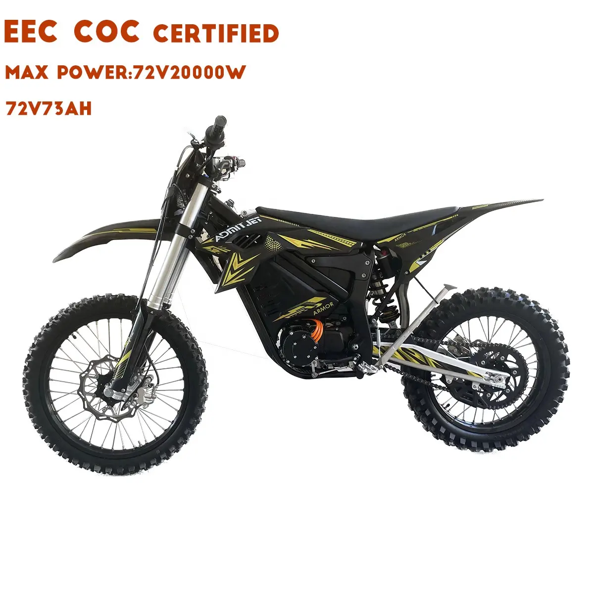 Vélo tout-terrain électrique CEE COC moto tout-terrain puissante longue portée hors route haute puissance montagne E Ride Pro E Dirt Bike