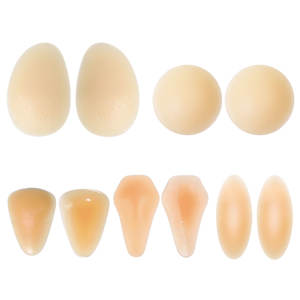 Duurzame, onzichtbare siliconen heup- en billenpads voor heren- en damesondergoed, bodysuit shaper, comfortabele druppelvorm - Product Image 5