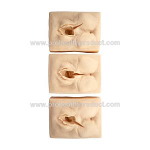 Model jahitan ginekologi Vulva 3 Set silikon Vulva irisan Perineal Simulator jahitan luka Model menjahit luka episiotomi - Product Image 2