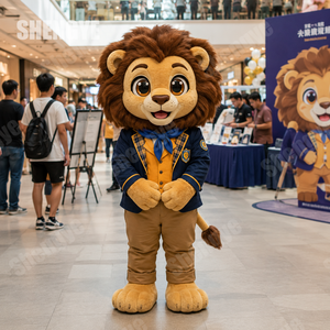 Disfraz de Mascota de León Personalizado de Fábrica Shengye, <span class=keywords><strong>Traje</strong></span> de Animal Caminante para Actividades Comerciales, Disfraz de Mascota <span class=keywords><strong>Rey</strong></span> de las Bestias para Exposiciones en Centros Comerciales - Product Image 1