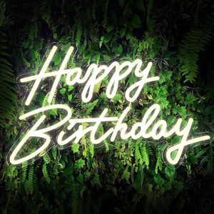 Insegna al Neon LED Personalizzata per Interni/Esterni, Logo per Negozi, Saloni, Decorazione, Buon Compleanno, Vuoi Sposarmi? - Product Image 5