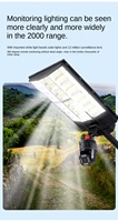 Nouvelle marque GJX surveillance à énergie solaire 500W réverbère 4G caméra extérieure haute définition Vision nocturne étanche 360 non