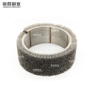 Tùy chỉnh-thực hiện xi lanh mài mòn <span class=keywords><strong>Nylon</strong></span> Con lăn bàn chải cho deburring kim loại làm việc - Product Image 4