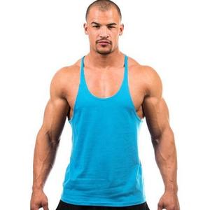 Nouveaux designs 2025 – Débardeur de sport décontracté pour homme, personnalisable avec logo, couleur unie, haute qualité, séchage rapide, respirant, en Spandex/Coton - Product Image 5