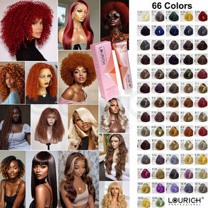 66 Colori Tinta Permanente Professionale per <span class=keywords><strong>Capelli</strong></span> Formula Italiana <span class=keywords><strong>Rosso</strong></span> Miele Biondo Rame Marrone per <span class=keywords><strong>Capelli</strong></span> Afro Ricci - Product Image 1