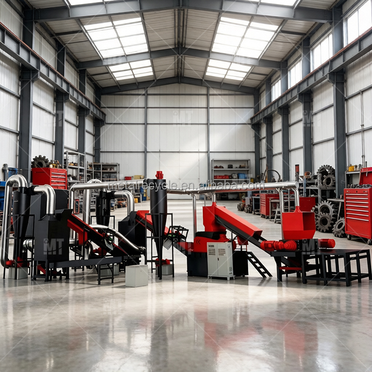Condenser Crushing Sorting Production Line Refrigerator