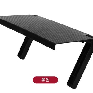 Ayarlanabilir ABS PC plastik TV ekran montaj üst raf organizatör fonksiyonel depolama Caddy bilgisayar masaüstü monitör siyah kutu paketlenmiş - Product Image 6