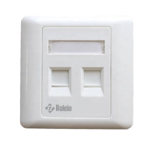 Tấm mặt tường ổ cắm cổng 1/2 tấm mặt RJ45 RJ11 tấm mặt - Product Image 1