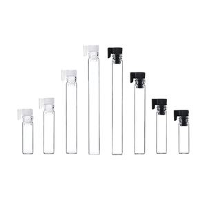 Mini bouteille de parfum veine d'argent 0.5-3ML <span class=keywords><strong>Tube</strong></span> à <span class=keywords><strong>essai</strong></span> mince Solution de stock bouteille de parfum <span class=keywords><strong>bouchon</strong></span> à vis d'étanchéité en liège poli - Product Image 5