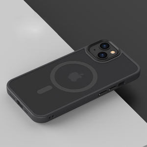 רב-צבע מגנטי מט נייד סיליקון בחזרה לכסות את מעטפת הטלפון החכם במקרה טלפון חכם - Product Image 2