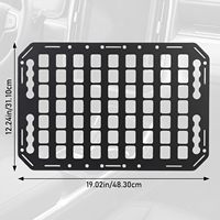 Support de rangement multifonctionnel pour tableau de bord, plaque de rangement modulaire, accessoires intérieurs automobiles, organisateur de panneau portable pour SUV