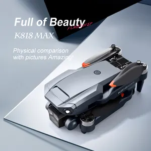 Novo Brushless Drone K818 Max Três Lentes Posicionamento De Fluxo Óptico Obstáculo Evitar Câmera Aérea Brinquedos Presente