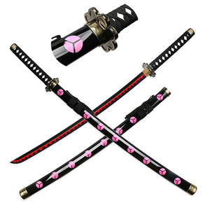 Espada de Juguete de Cosplay de Roronoa Zoro, Katana de 104 cm/41 Pulgadas, Armas de Juego de Rol de Anime, Enma White Nidai <span class=keywords><strong>Kitetsu</strong></span> con Soporte para Espada y Cinturón - Product Image 5