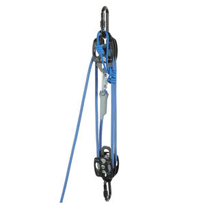 Sistema de poleas Xinda 4:1, polipasto manual de cadena de acero azul para elevación, rescate y aire acondicionado - Product Image 5