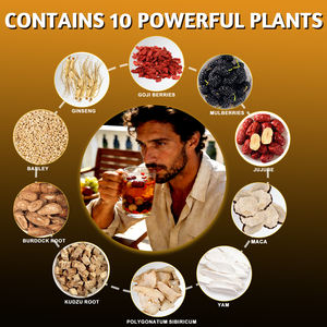 Chá de Ginseng Orgânico Dez Tesouros para os Rins, Chá Herbal Natural Chinês para Limpeza e Desintoxicação para Mulheres e Homens - Product Image 3