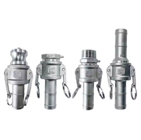 Services de coulée en acier inoxydable 316 personnalisables-connecteur rapide C + E modèle de filetage NPT à verrouillage à came pour raccords de tuyauterie à tête de gaz d'eau