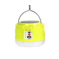 Lampe solaire d'urgence LED pour le camping 30W 50W DC5V Chargement de téléphone Intelligent USB led ampoule solaire rechargeable