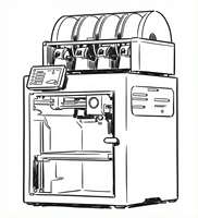 Impresora 3D FDM Combo A1 A2L P2S X2D de Escritorio, Máquina de Impresión Multicolor de Alta Velocidad con Sistema AMS-Lite