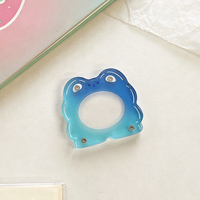Mini cadre photo magnétique double face en acrylique étanche, support mignon en forme de brique pour photos de 1 pouce, autocollants, journal DIY