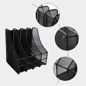 Wonsecty office & בית ספר שולחן עבודה מגזין 3 רכיבים מברזל רשת מתכת חוט קבצים בעל ארגון ניירות - Product Image 2