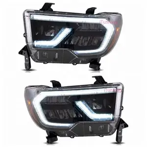 Vland-Lámpara led de cabeza para coche, luz DRL secuencial, actualización de fábrica, para toyota TUNDRA 2007-2013 y SEQUOIA 2008-2020